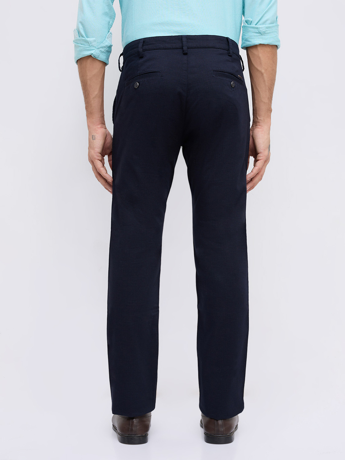 Image of KILLER Slim Fit Men Dark Blue Trousers