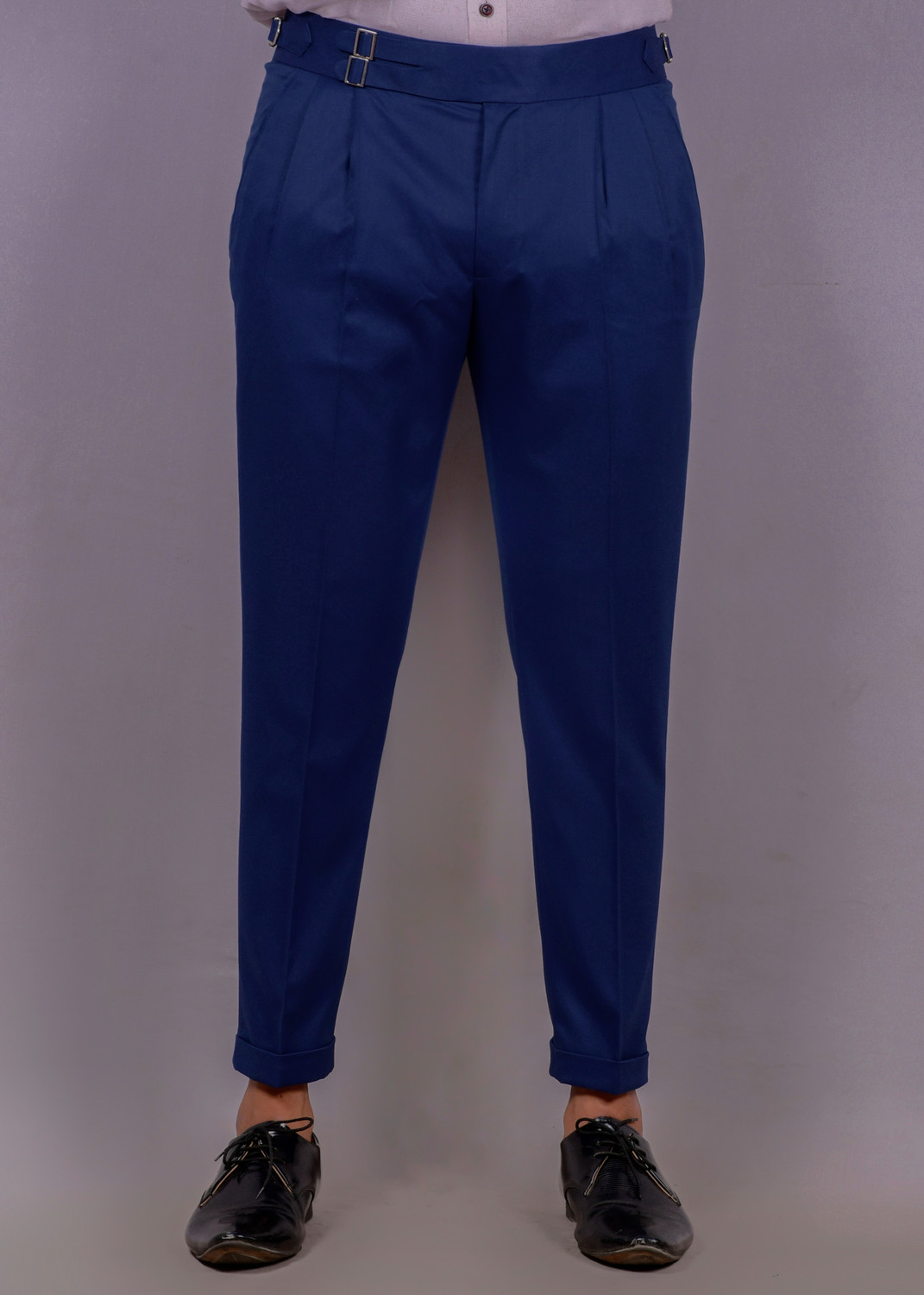 Image of FASHIONEMPIRE Regular Fit Men Blue Trousers