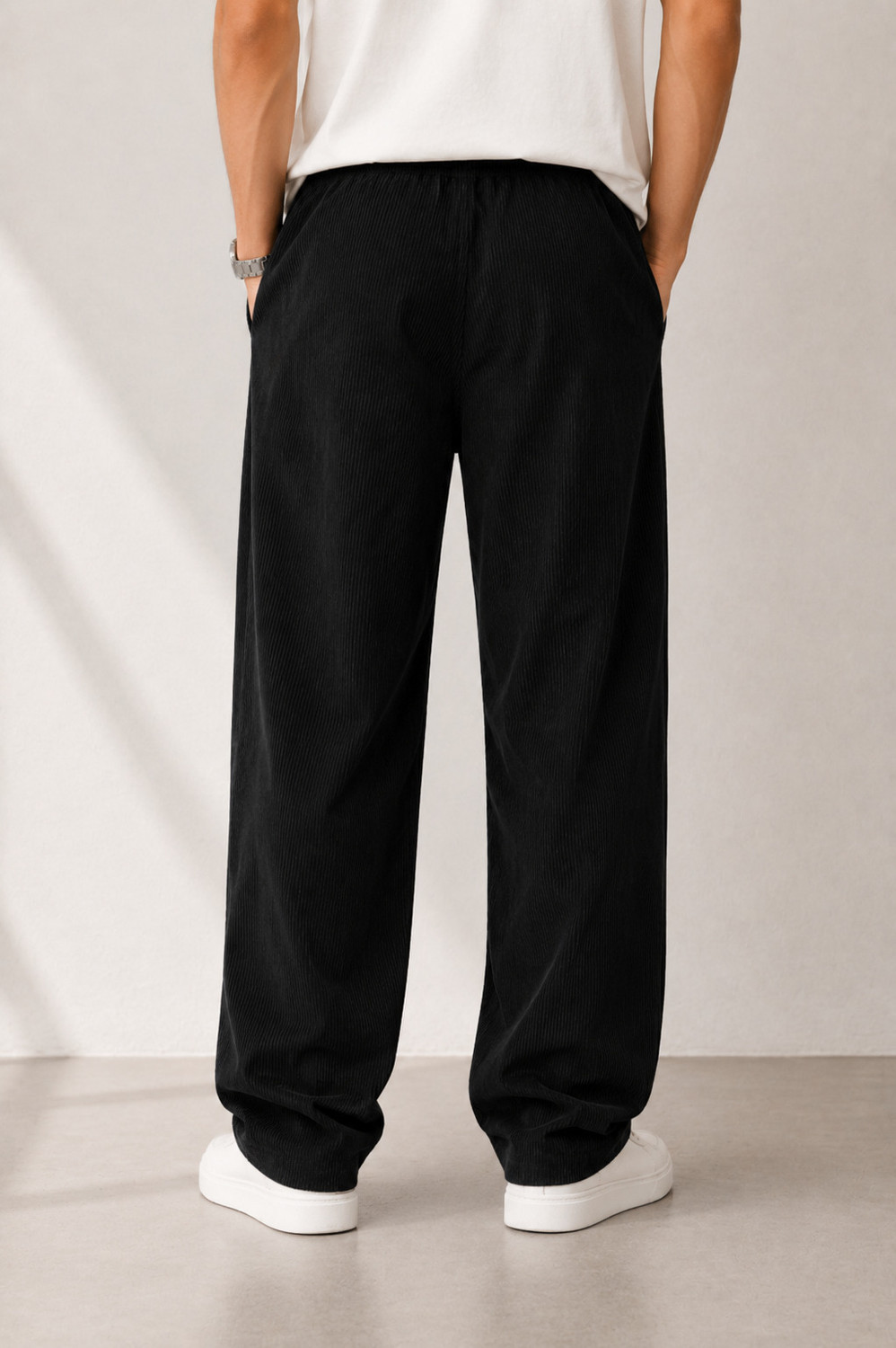 Image of METRONAUT Relaxed Men Multicolor Trousers