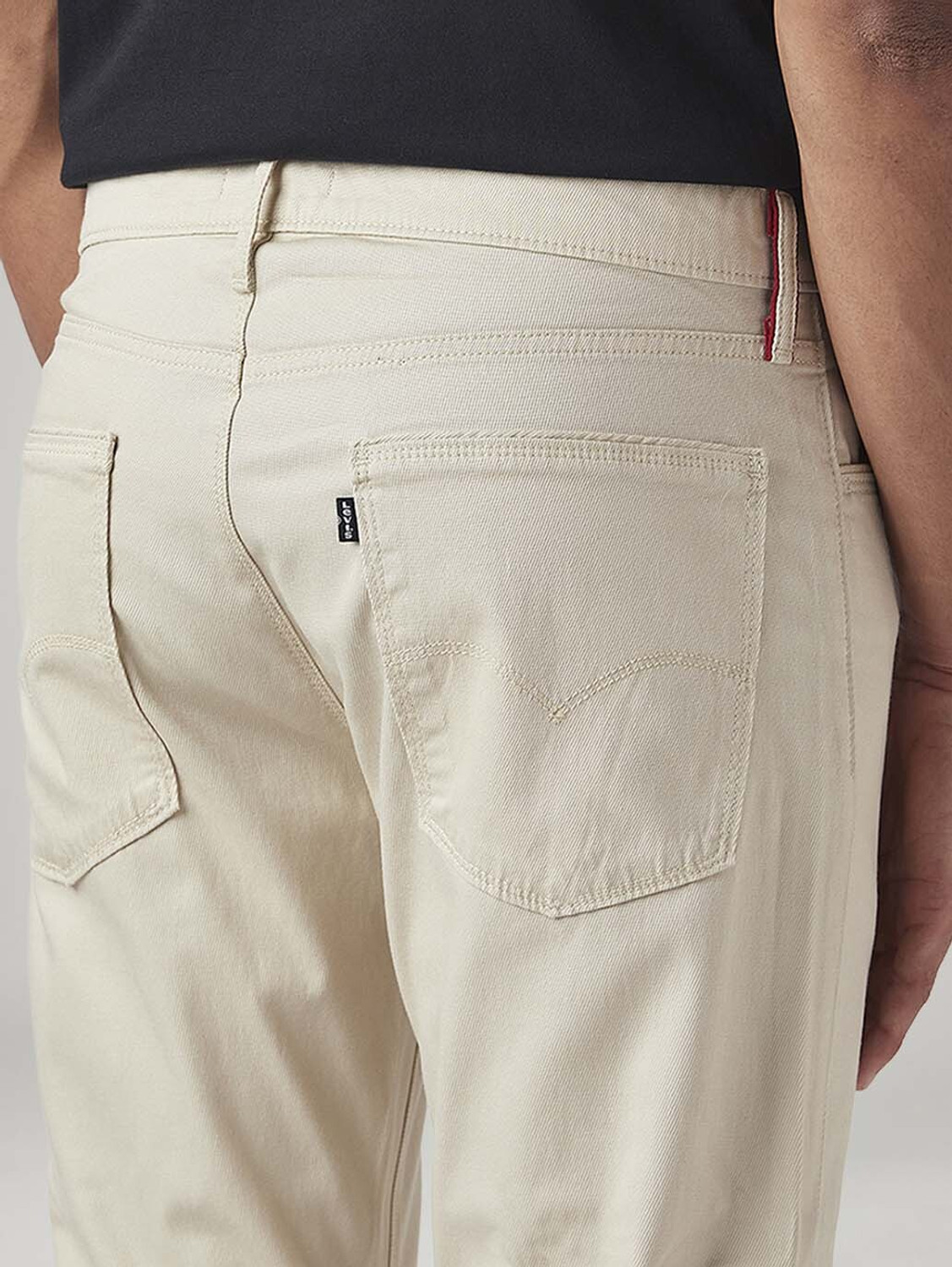 Image of LEVI'S Straight Fit Men Beige Trousers