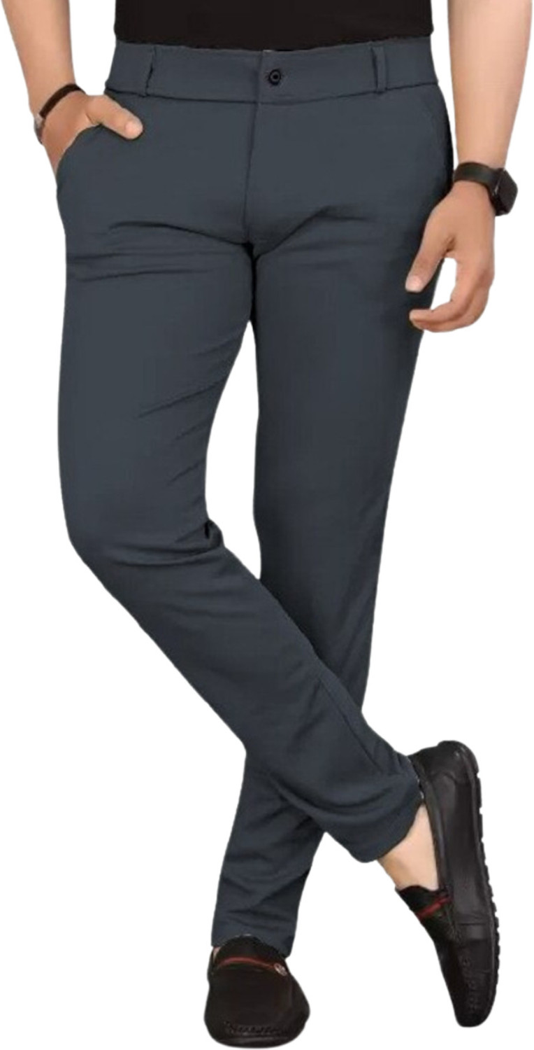 Image of Chartou Regular Fit Men Multicolor Trousers