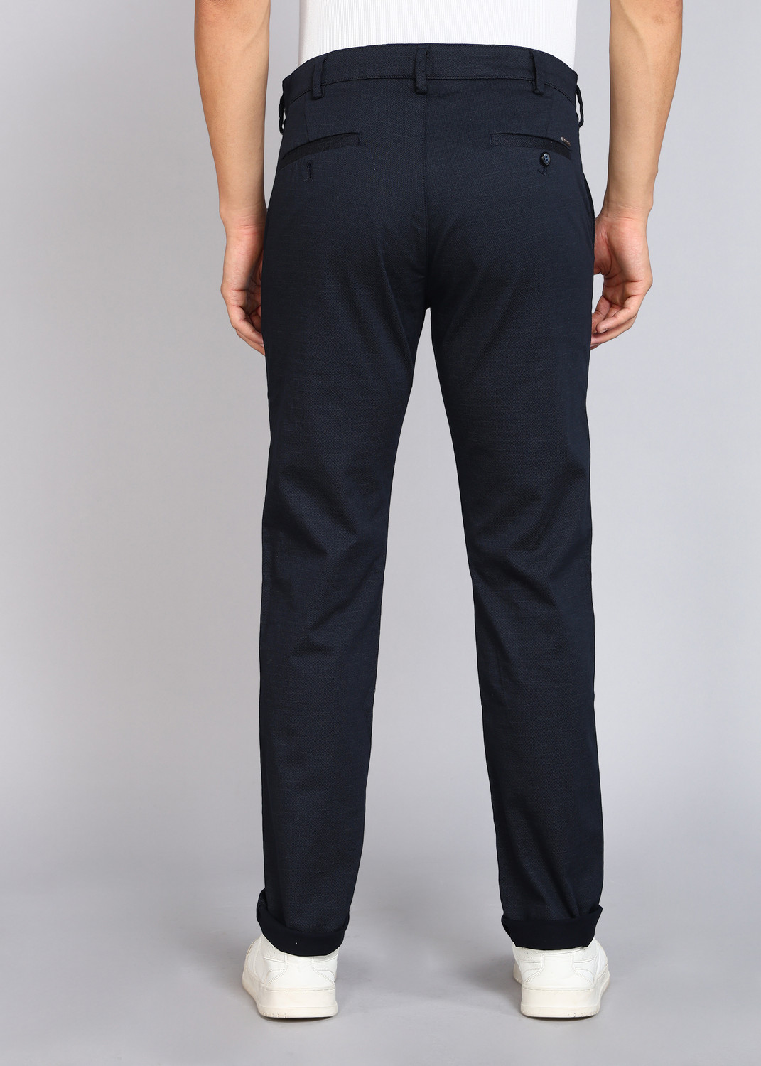 Image of KILLER Slim Fit Men Dark Blue Trousers