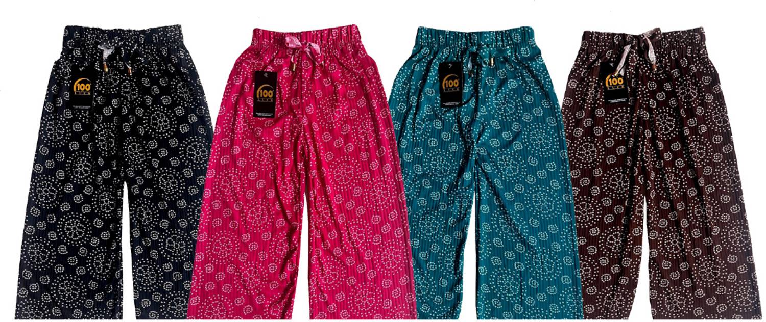 100LUCK Loose Fit Girls Multicolor Trousers