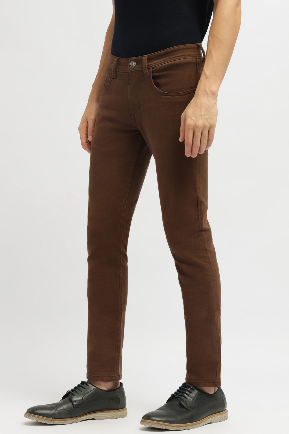 Image of PETER ENGLAND Regular Men Brown Jeans