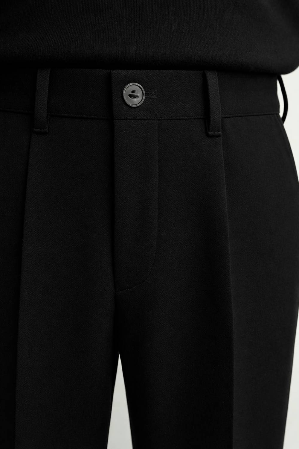 mtwn Relaxed Men Black Trousers - Image 4