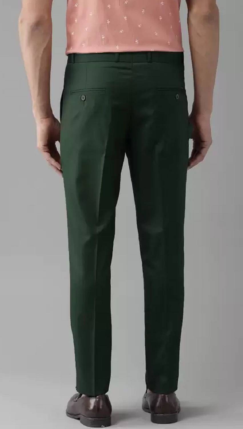 PESADO Slim Fit Green Trousers - Image 3
