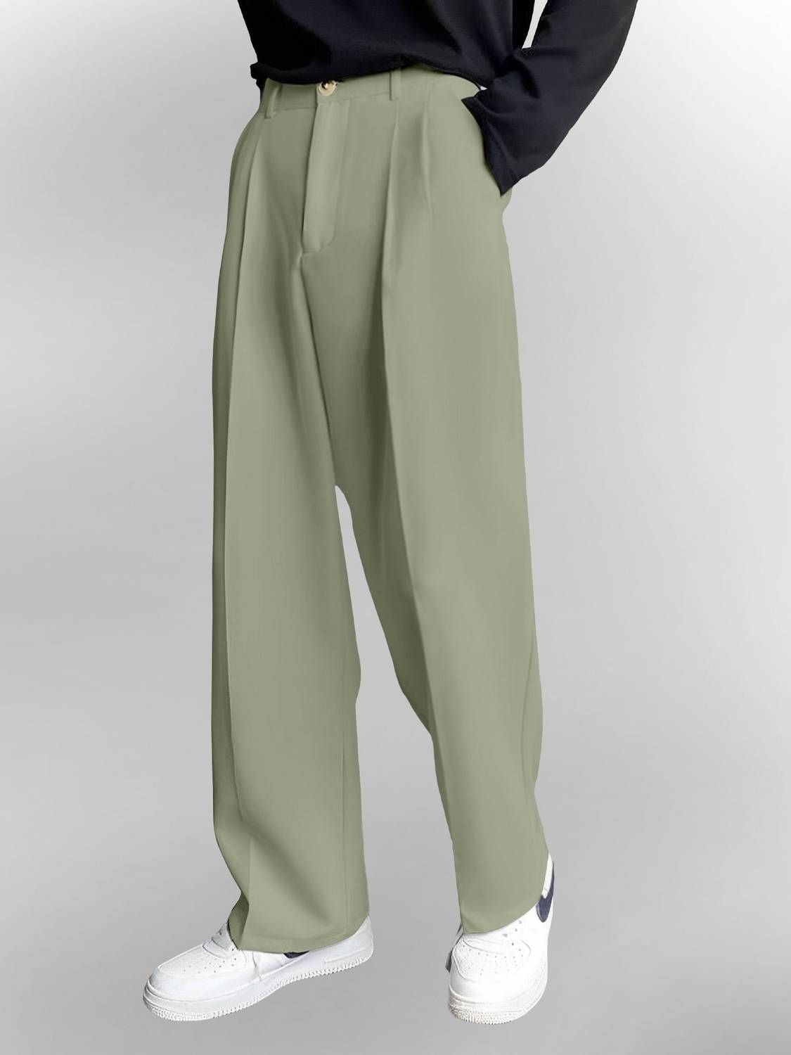 FTX Relaxed Men Green Trousers - Image 5