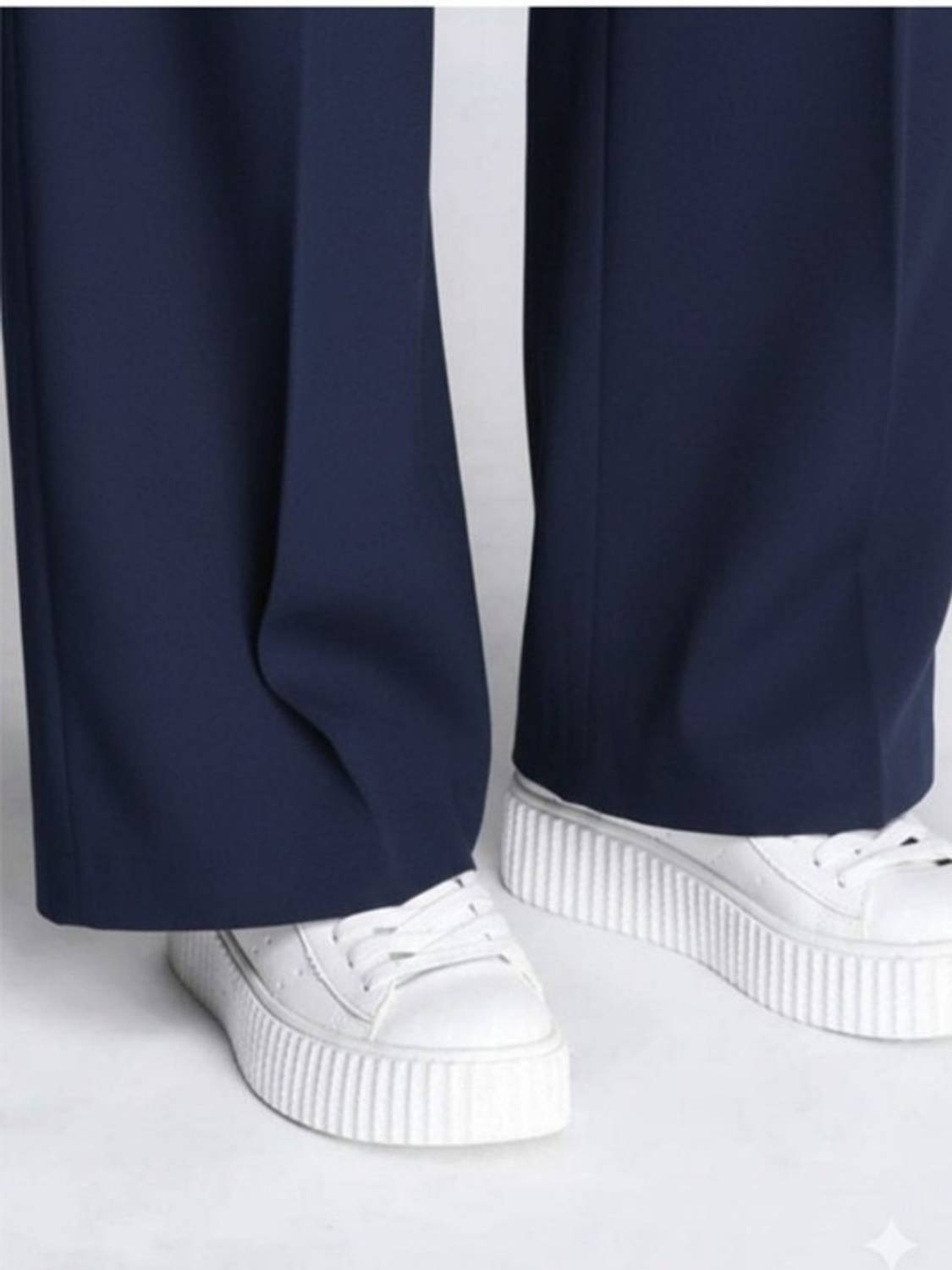 AKACY Straight Fit Women Black Trousers