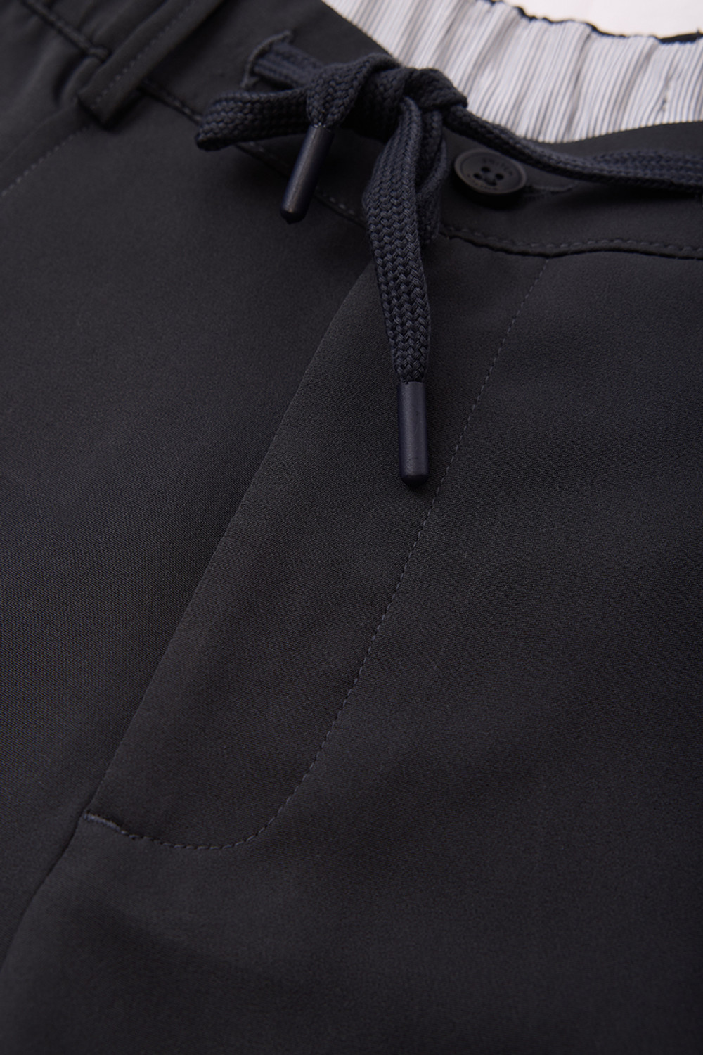 Image of Snitch Relaxed Men Black Trousers
