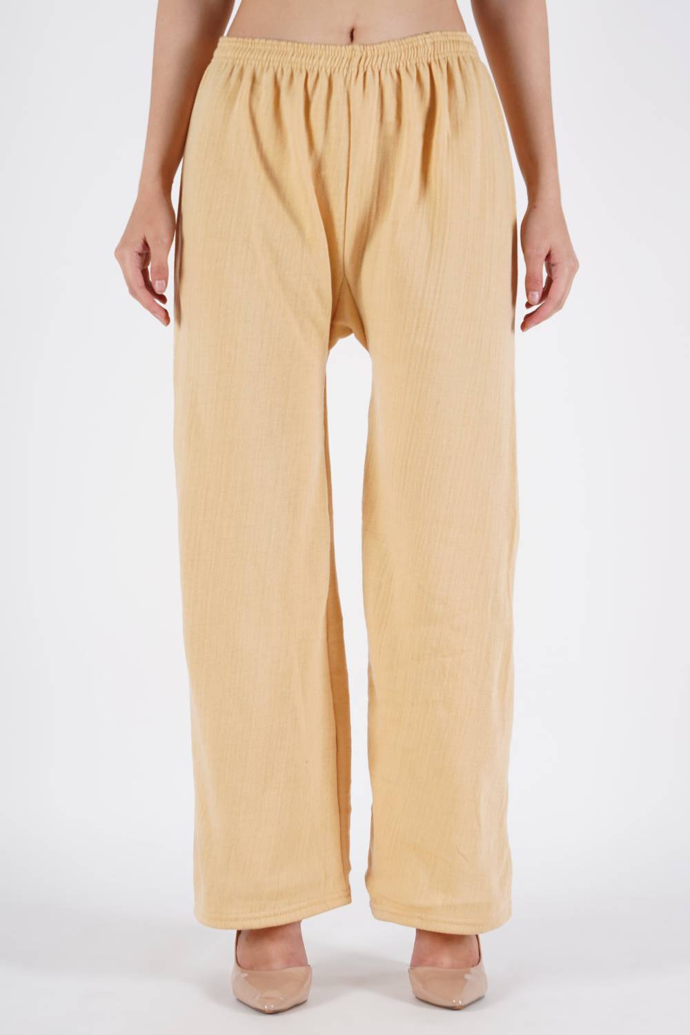Al-Hudooms Loose Fit Women Beige Trousers