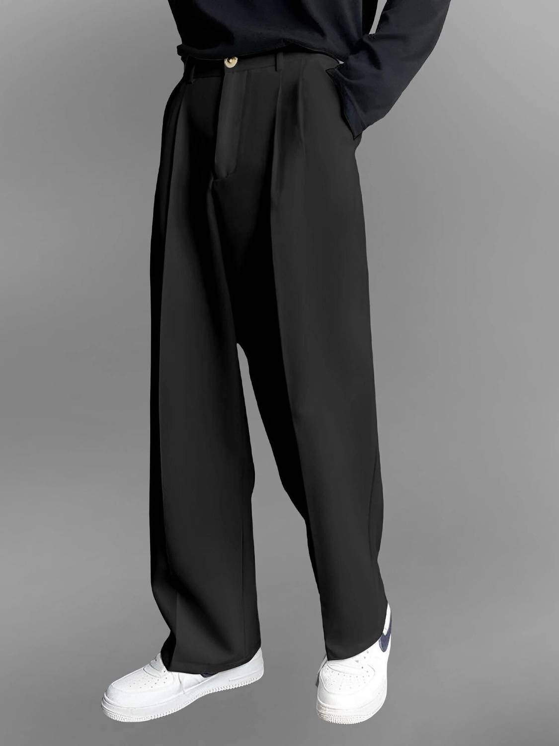 FTX Relaxed Men Black Trousers - Image 3