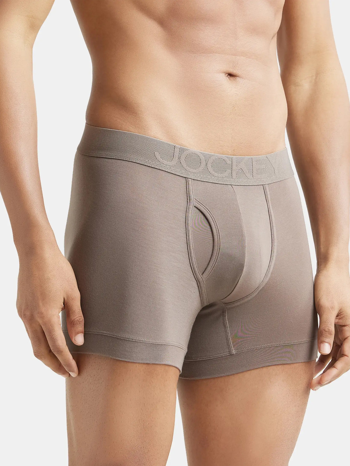 Image of JOCKEY LM02 Solid Tencel Lyocell Fiber with StayFresh Tech Men Trunks