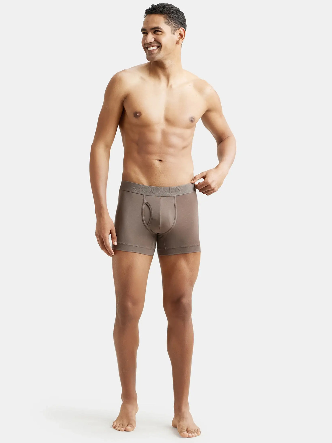 Image of JOCKEY LM02 Solid Tencel Lyocell Fiber with StayFresh Tech Men Trunks