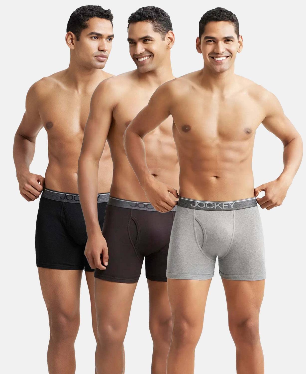 JOCKEY 8009 Super Combed Cotton Rib Men Trunks - Image 1