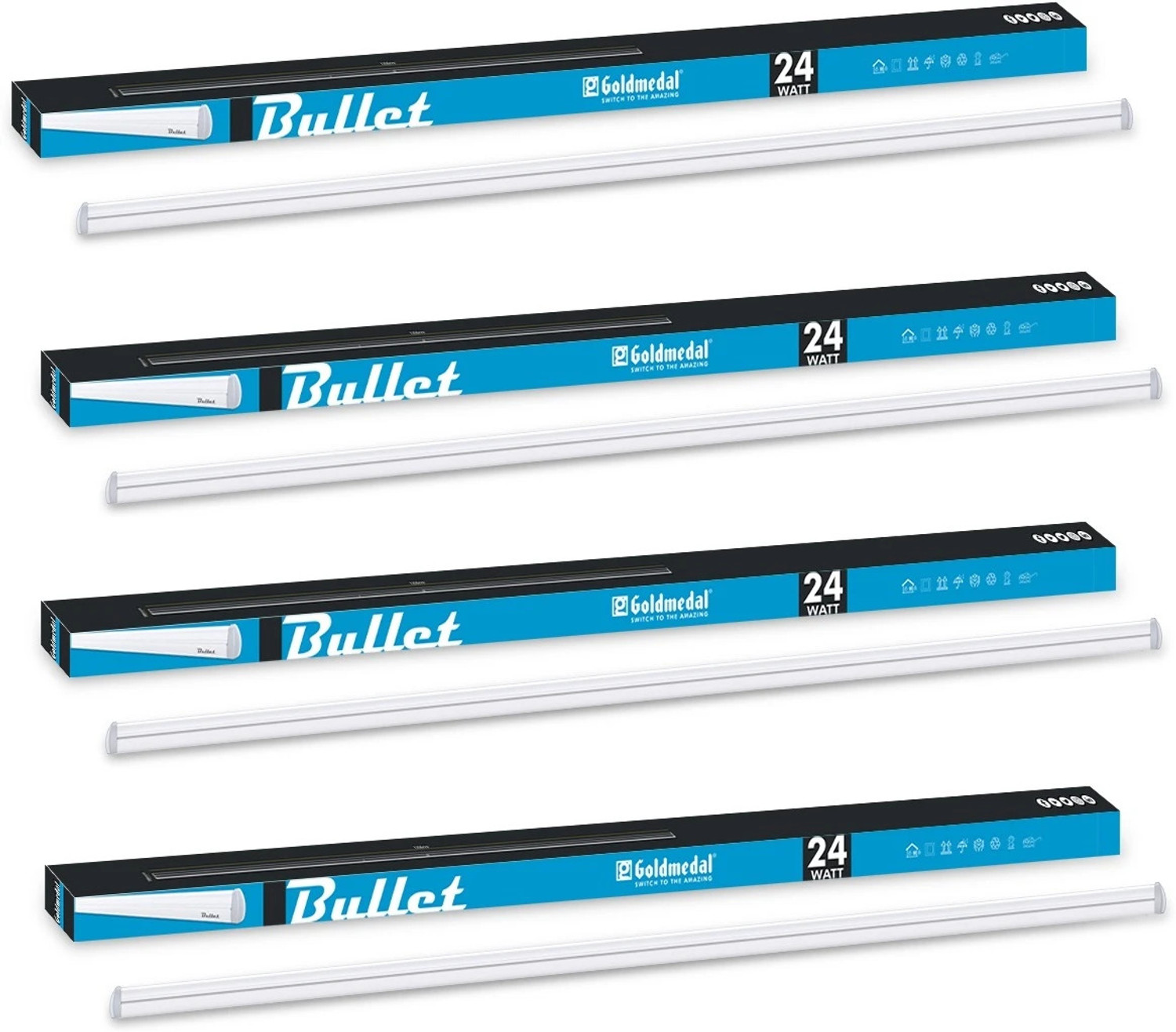 Image of Goldmedal Bullet Cool Daylight (6500K) 24 W 118 cm Tube Light