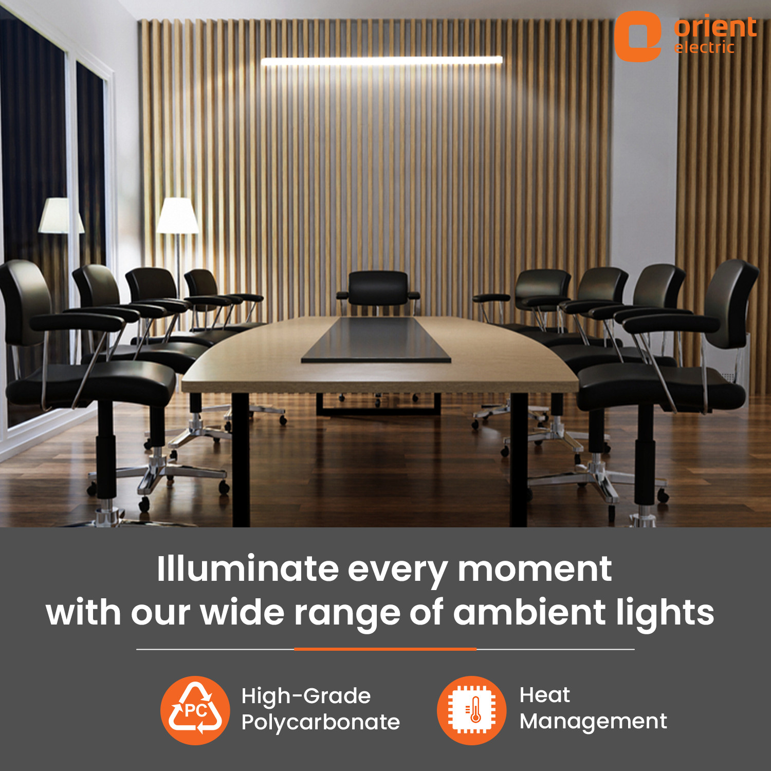Image of Orient Electric ‎Grace Delite Batten 36 W 110 cm Tube Light (White)