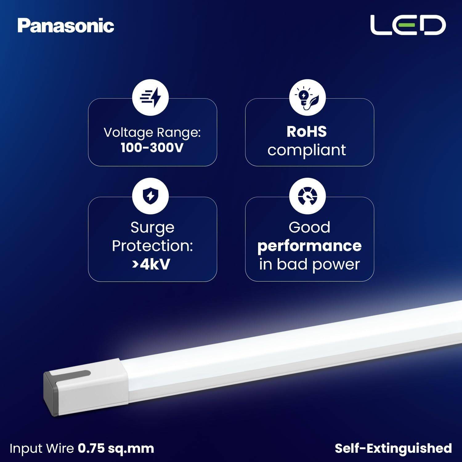 Panasonic 20W 120cm Batten Tubelight - Image 4