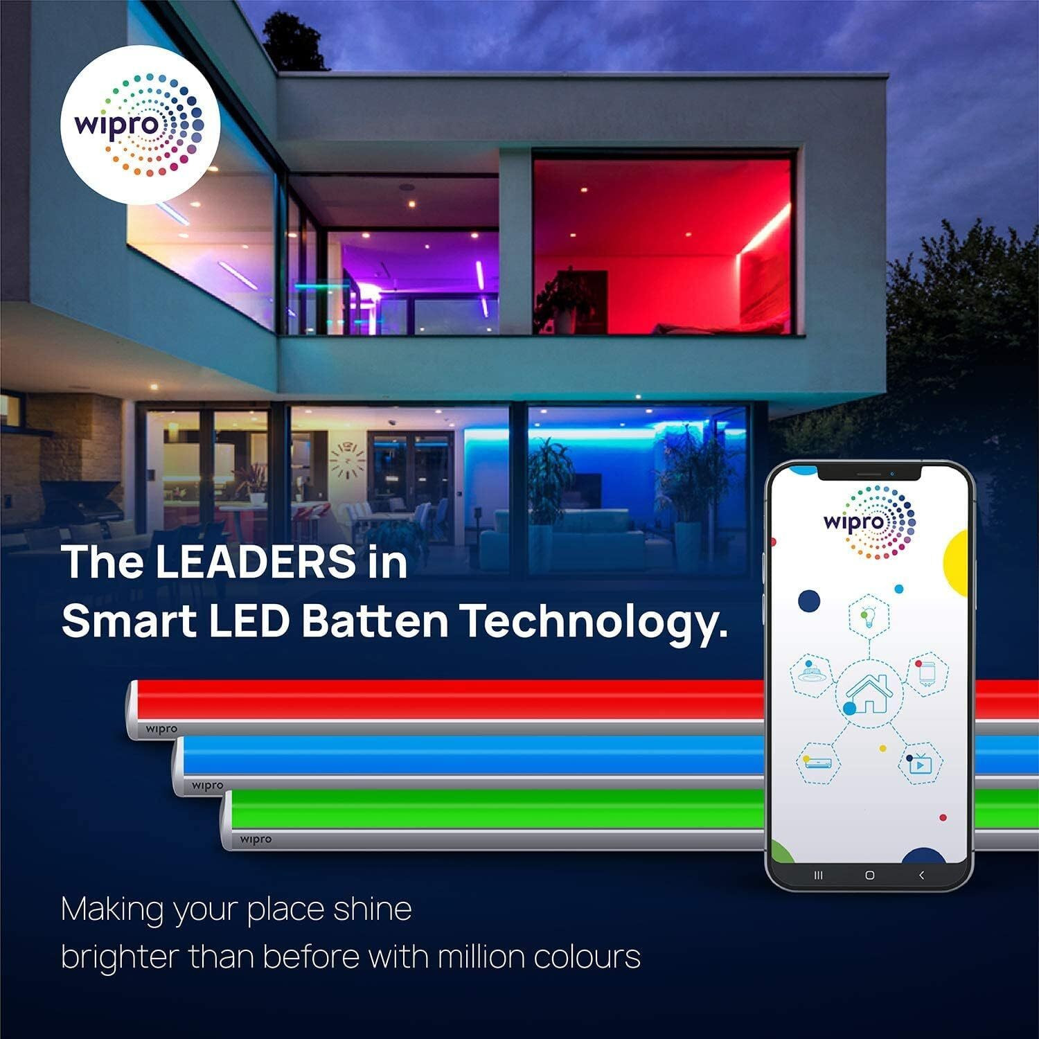 Image of Wipro 20 W 94 cm Tube Light
