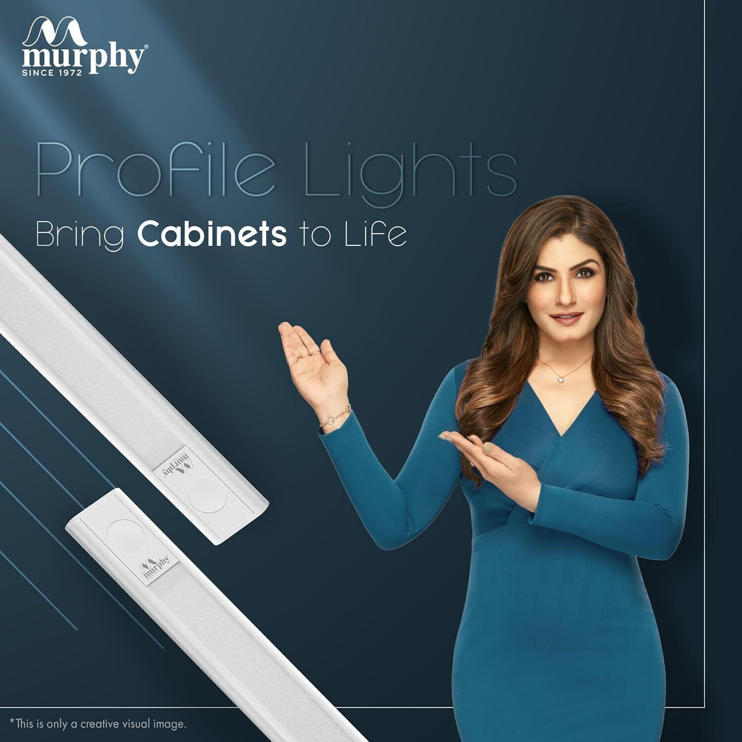 Image of MURPHY 1 Ft Cabinet 4W Under Cabinet and Under Counter Light Warm White, Pack of 1 4 W 30.48 cm Tube Light