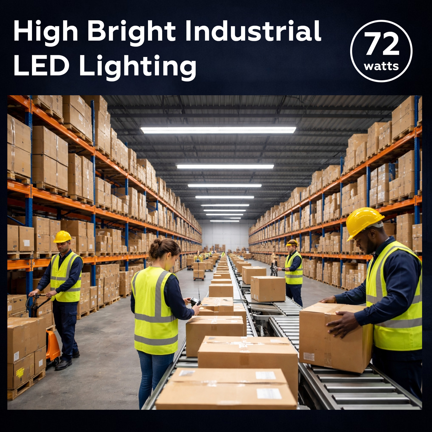 Image of TEKNOLITE ACE + 72W 4ft 3in1 LED Batten - Warm, Natural & Cool White 2 years Warrenty 72 W 124 cm Tube Light