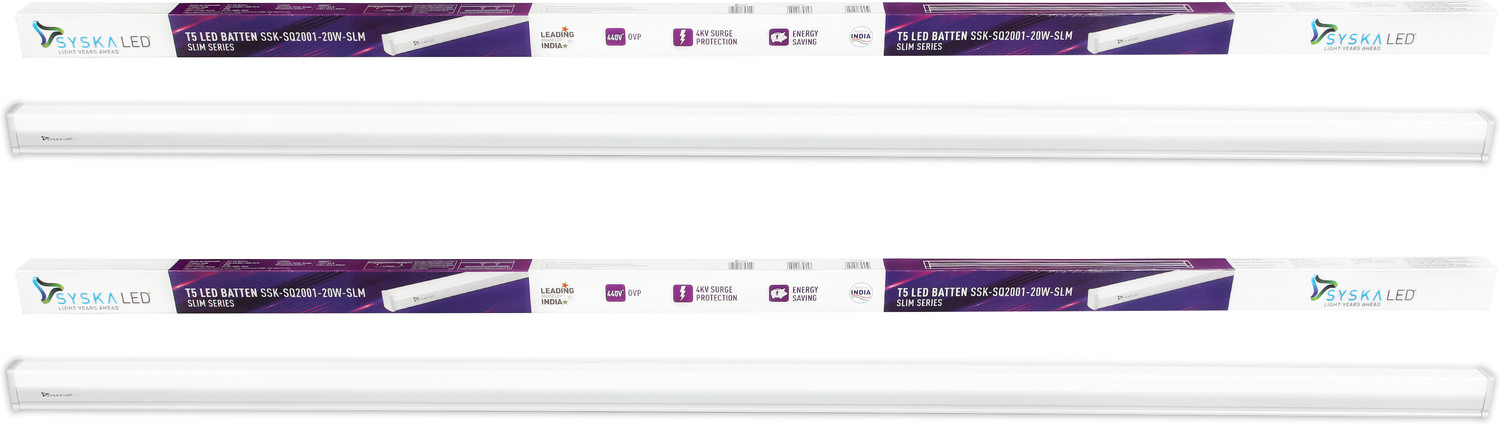 Image of Syska SSK-SQ2001-20W-SLM 20 W 118 cm Tube Light