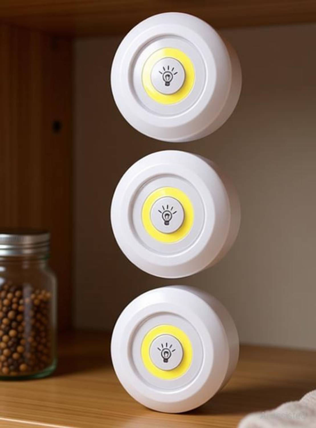 Elevea Smart LED Cabinet Lights Remote Control Night Lamps 1W 20cm