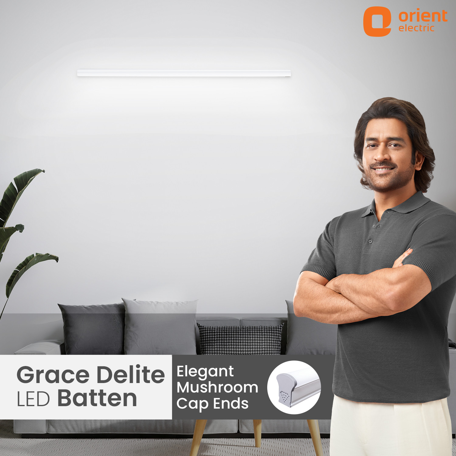 Image of Orient Electric ‎Grace Delite Batten 36 W 110 cm Tube Light (White)
