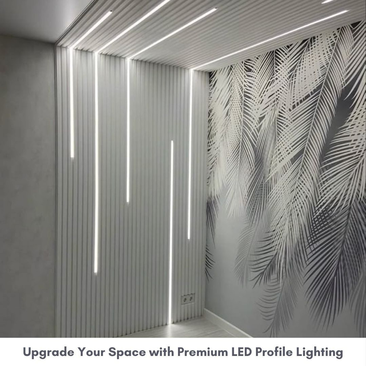 Image of AluBrightline AL-SURFACE 18X06MM Aluminum 1meter Led Profile Channel LED Strip Light- Pack 10 0 W 1 cm Tube Light