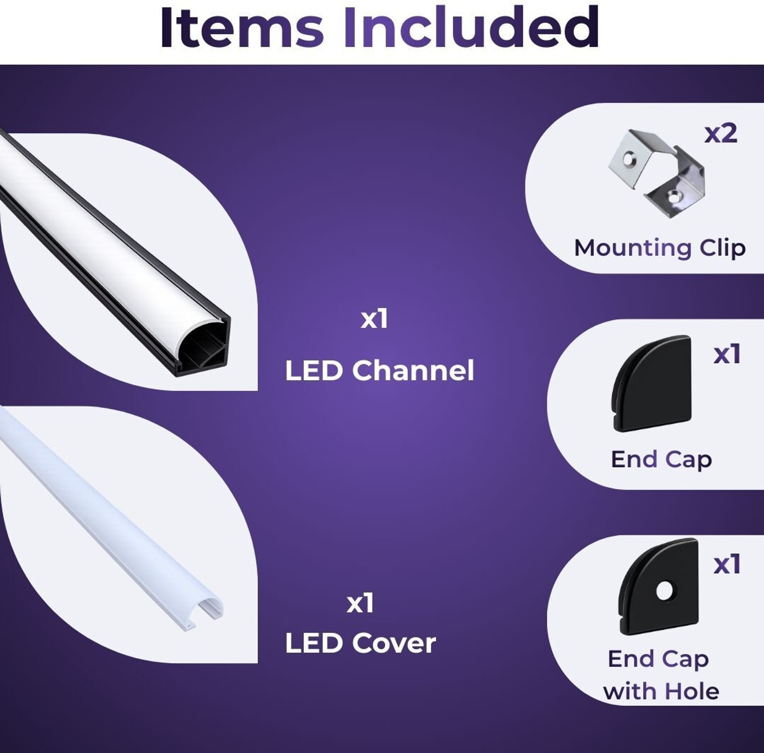 Image of AluBrightline AL-CORNER 16x16 (1meter) Black Led Profile Channel-PK1 0 W 1 cm Tube Light