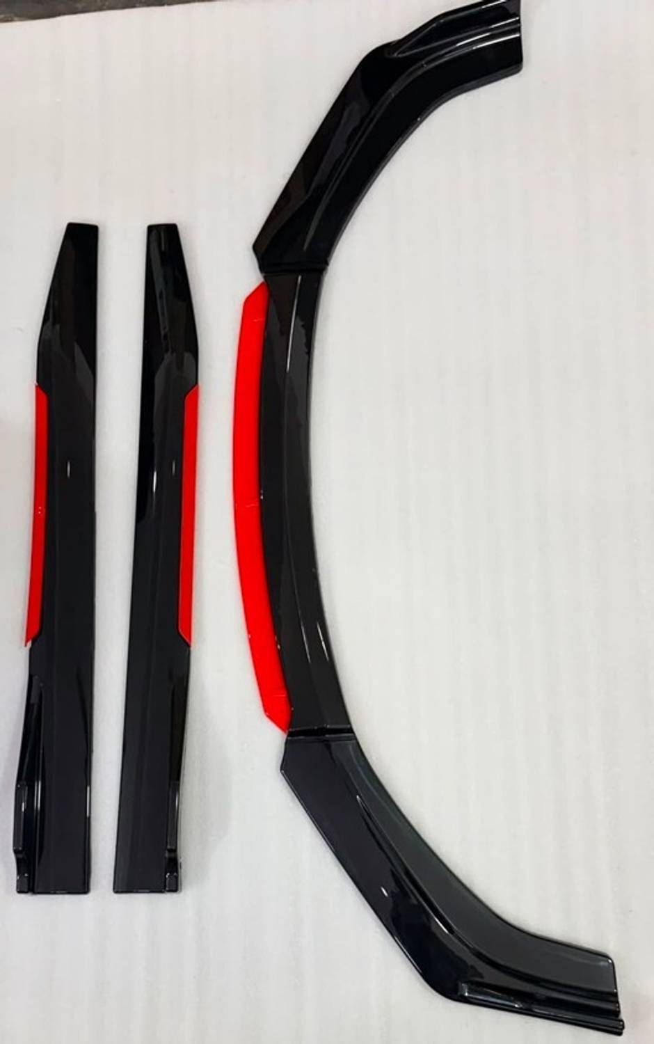 Auto MT JDM 120CM Red Car Side Skirt - Image 2