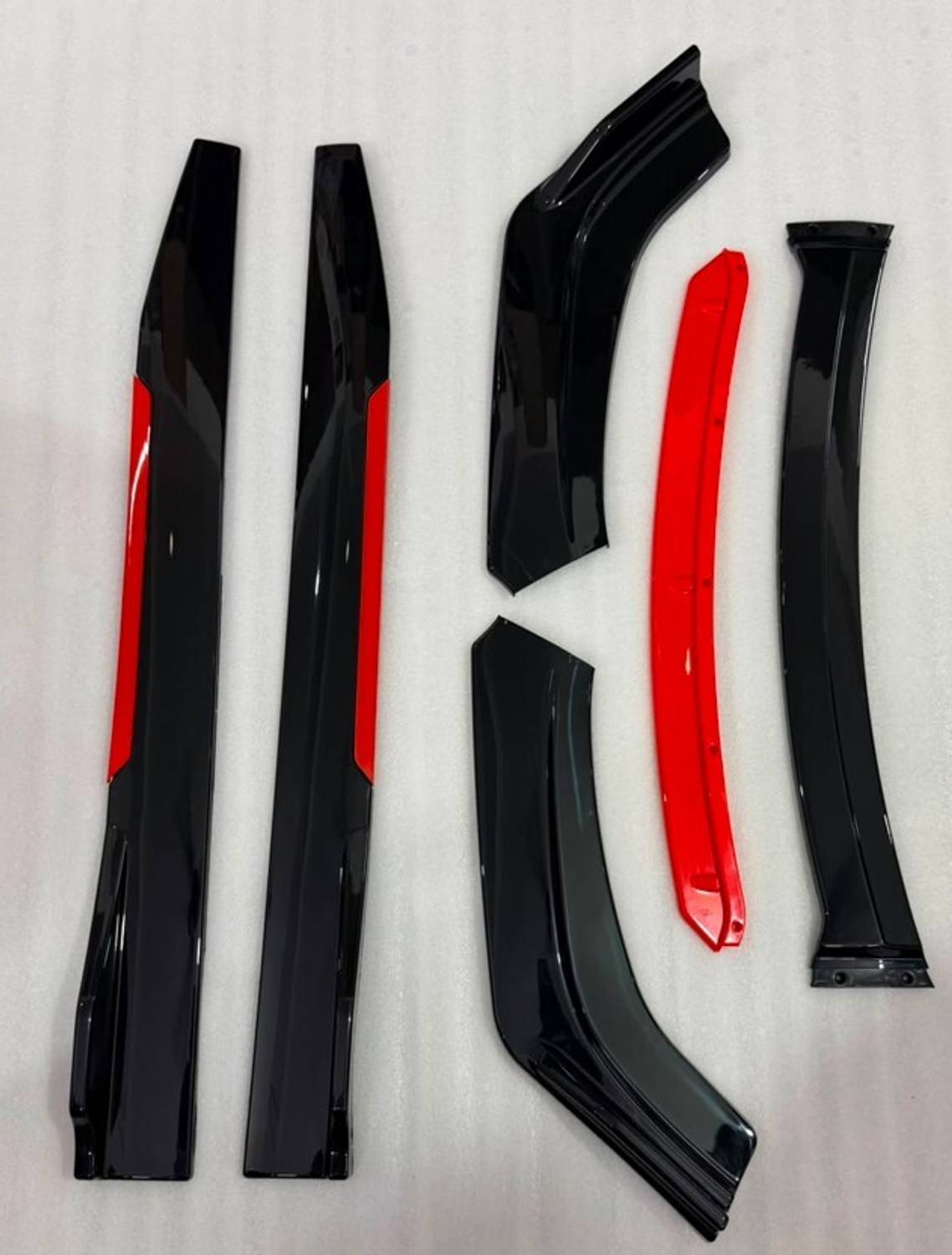 Auto MT JDM 120CM Red Car Side Skirt - Image 1