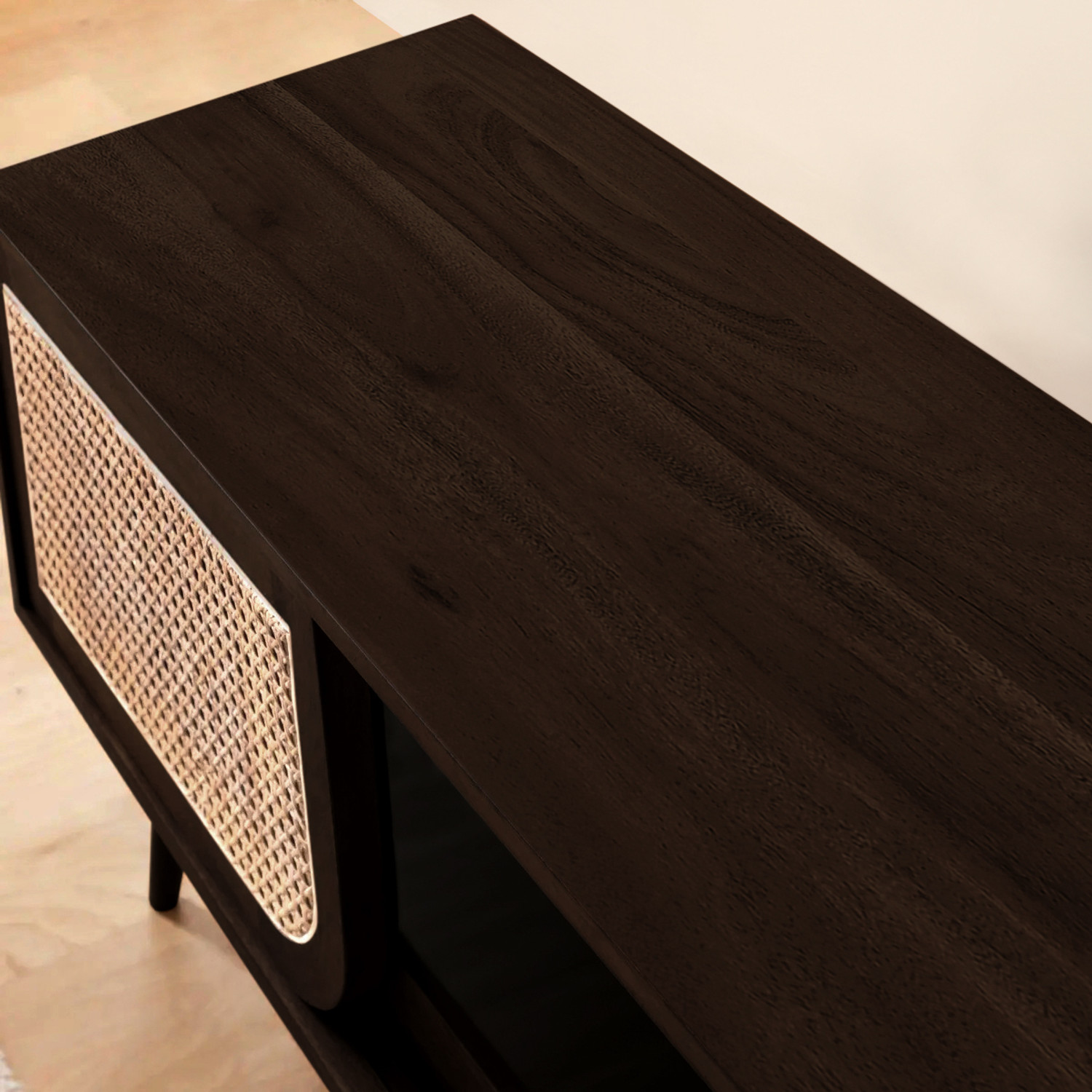 Image of THE ATTIC KL-2267W Solid Wood TV Entertainment Unit