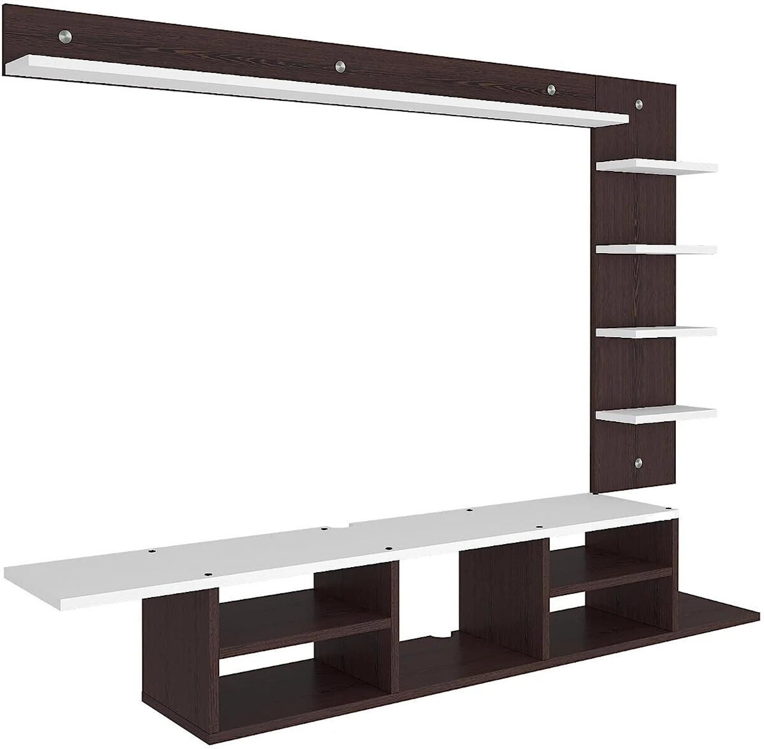 Image of TheGoodLuck 32 to 75 Inches TV Unit TV Stand TV Cabinet Engineered Wood TV Entertainment Unit