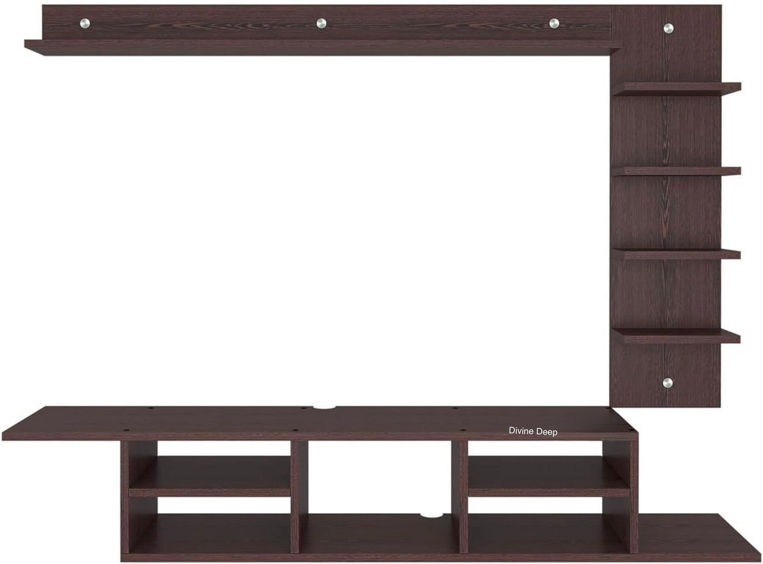 Image of SOAMI; CARVING THE FUTURE OF WOODS Engineered Wood TV Entertainment Unit