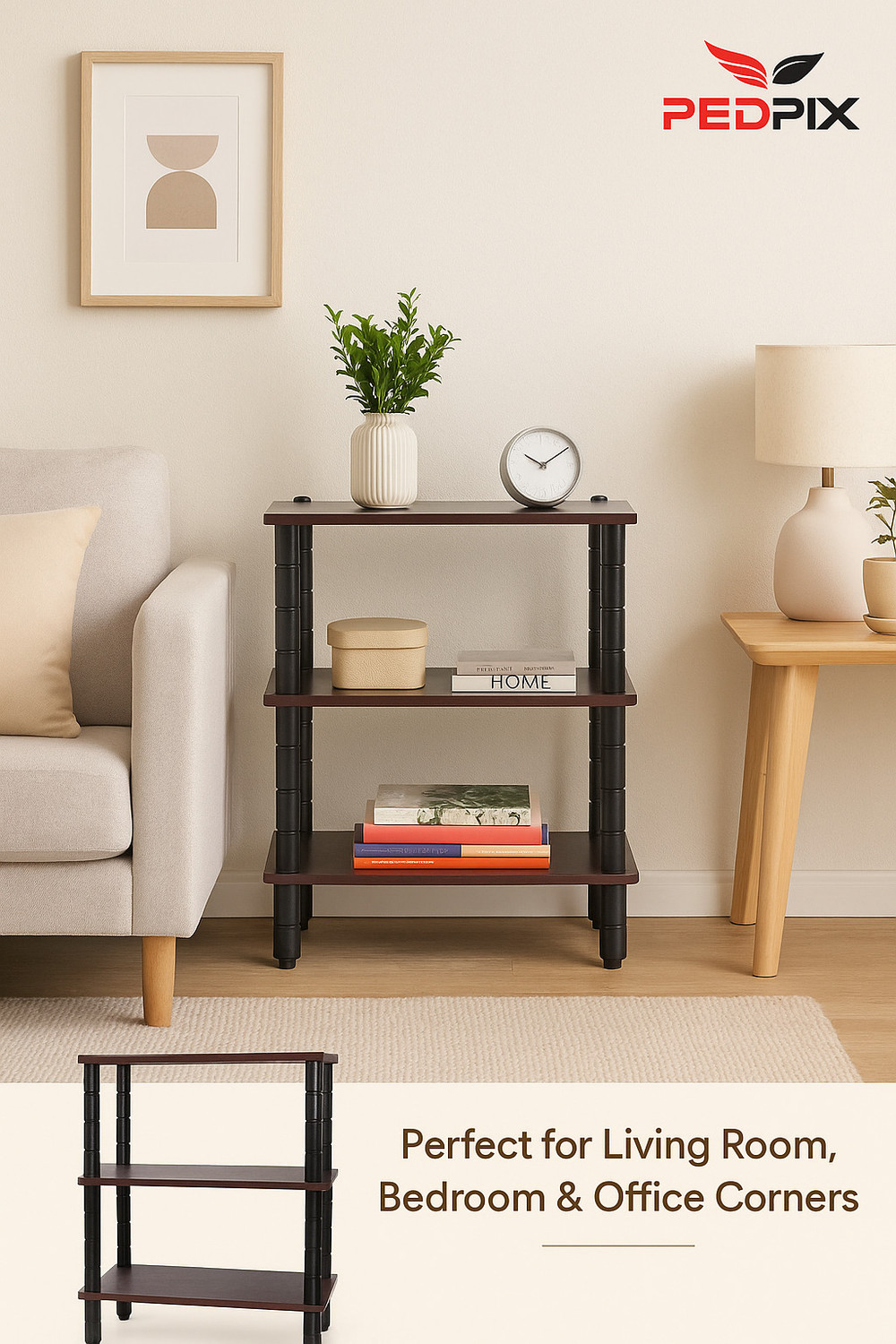 Image of PEDPIX Engineered Wood TV Entertainment Unit
