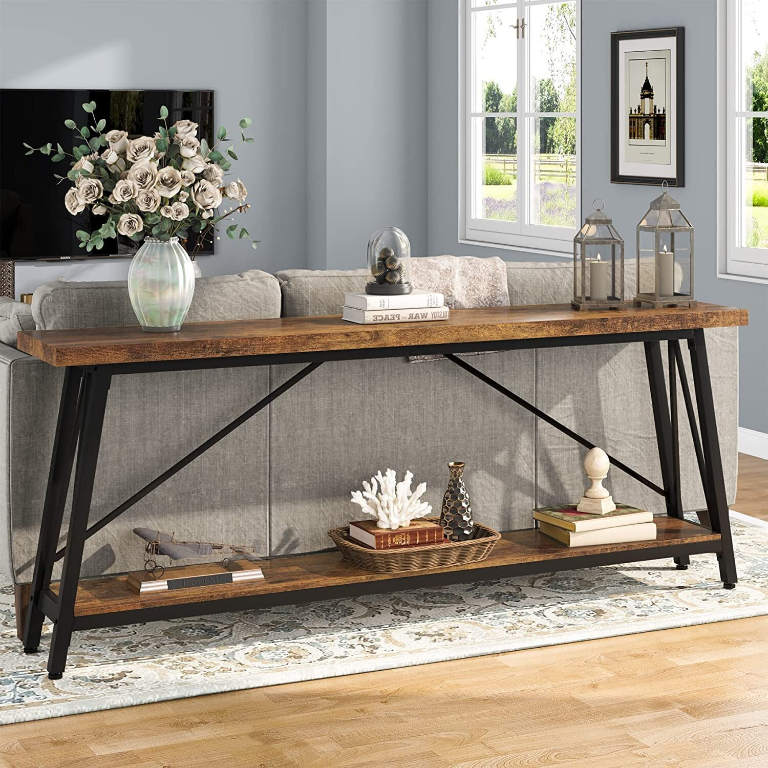 Image of TEKAVO Model -C Gionna Engineered Wood TV Entertainment Unit