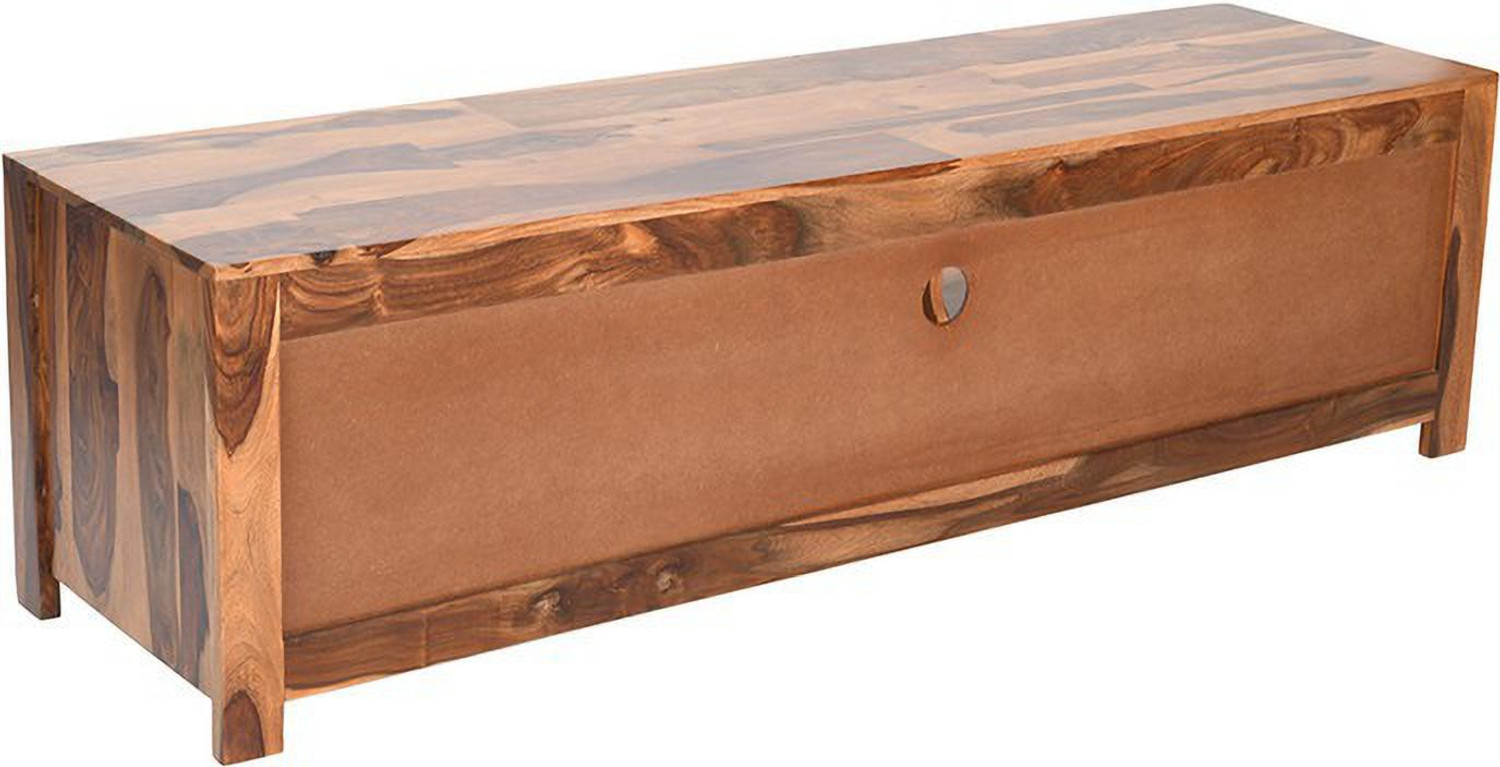 Image of mewar furniture Solid Sheesham Wood Entertainment Tv Unit For Living Room | Solid Wood TV Entertainment Unit