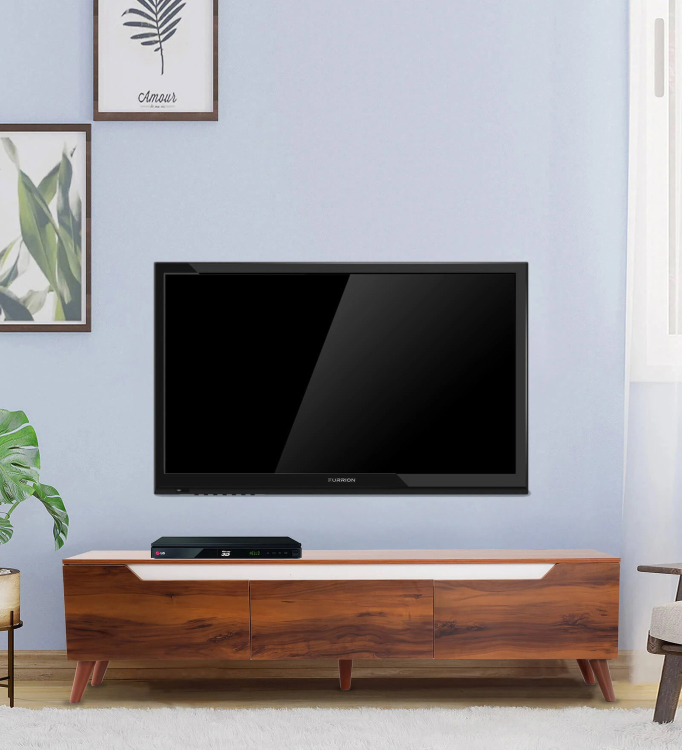 Image of Mintwud from Pepperfry Ume Wooden Tv Unit /Wooden TV Console /Entertainment Unit For Home Engineered Wood TV Entertainment Unit