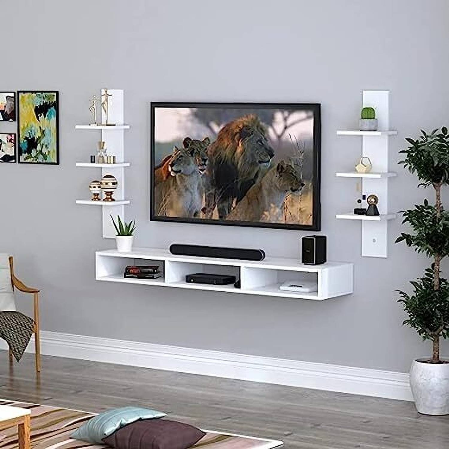 Artival Crafts 32" TV Entertainment Shelf - Image 2