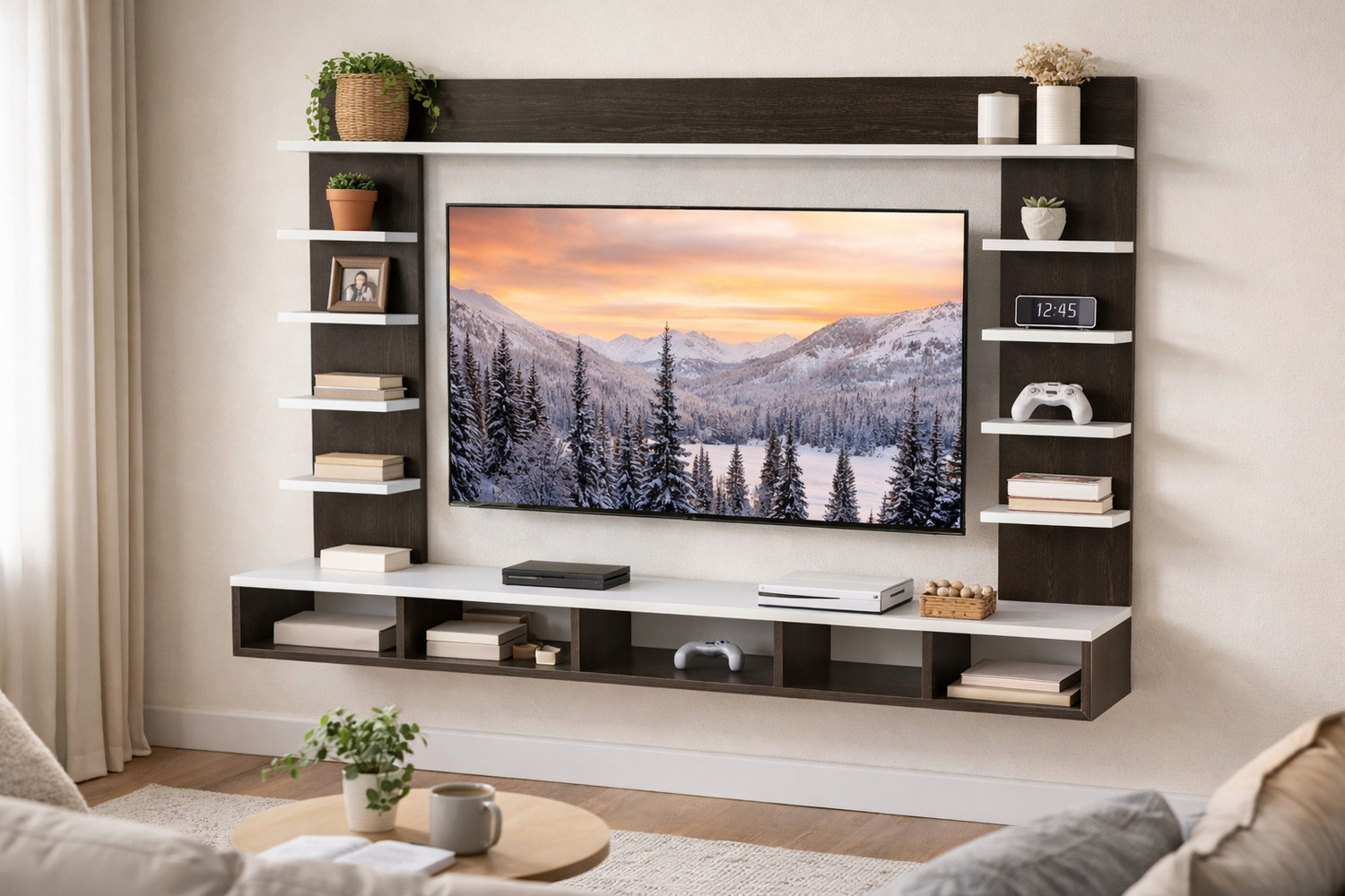 Image of Shivi Aanaya Enterprises FT004a Engineered Wood TV Entertainment Unit