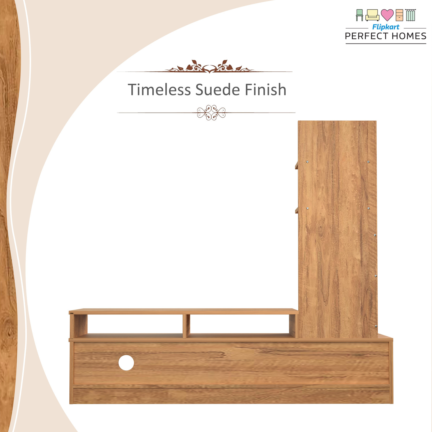 Image of Flipkart Perfect Homes Sirena Engineered Wood TV Entertainment Unit