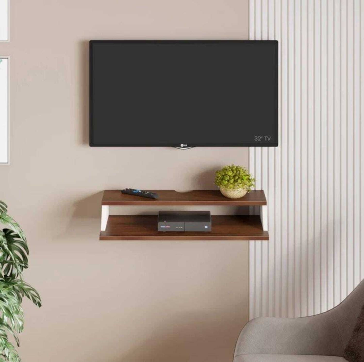 aashidecor Engineered Wood TV Entertainment Unit