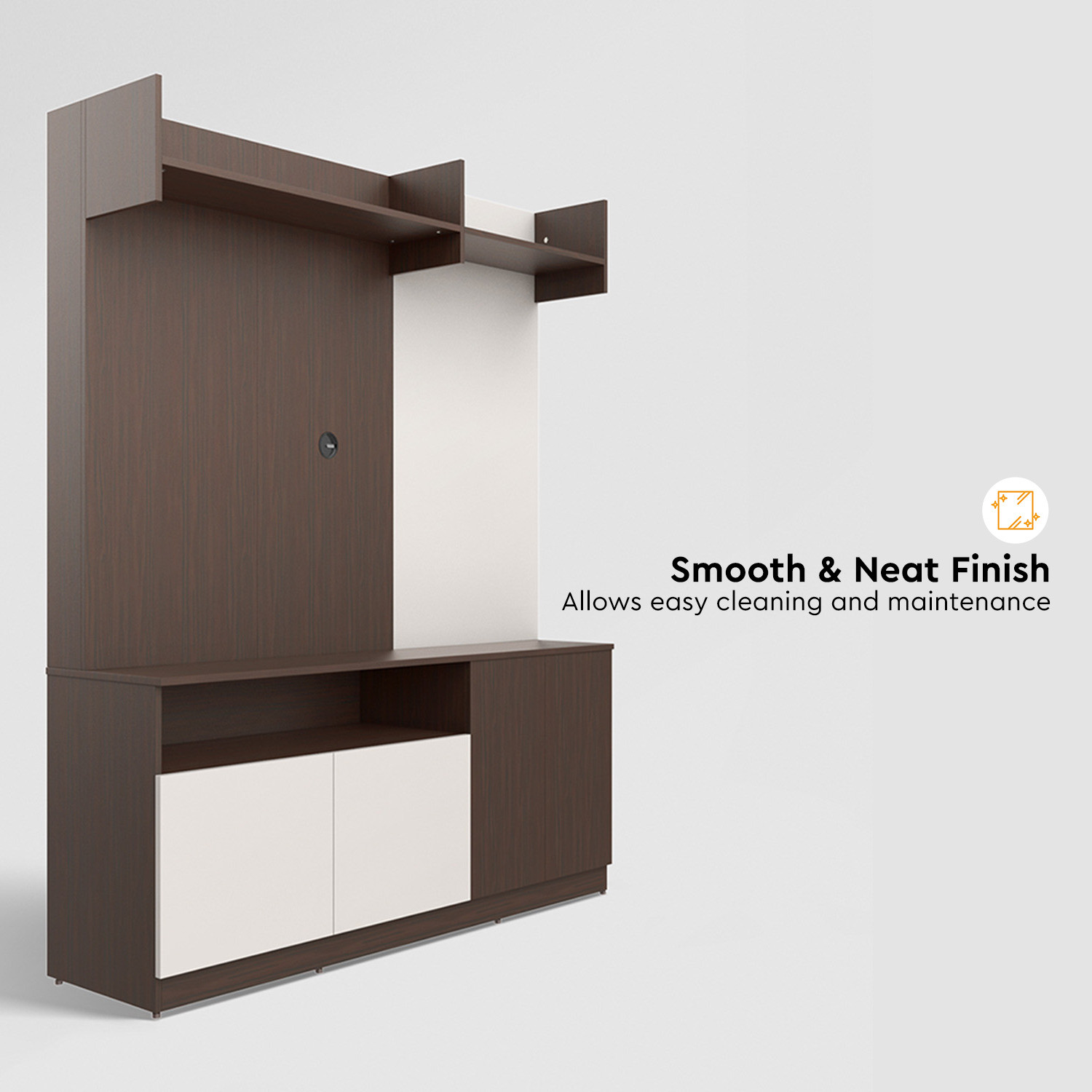 Image of Interio by Godrej Sienna Engineered Wood TV Entertainment Unit