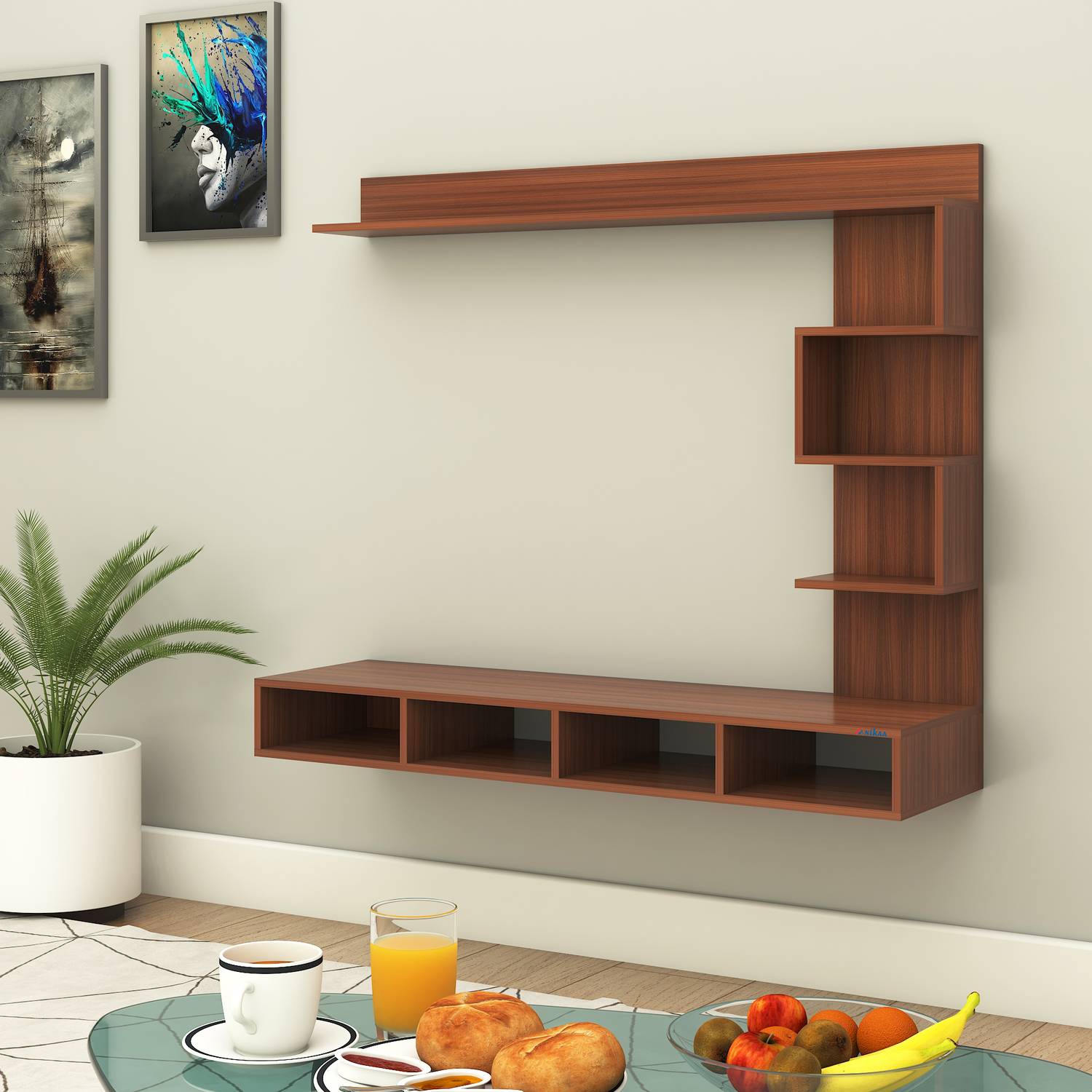 ANIKAA Laura Wall-Mount TV Unit - Image 5