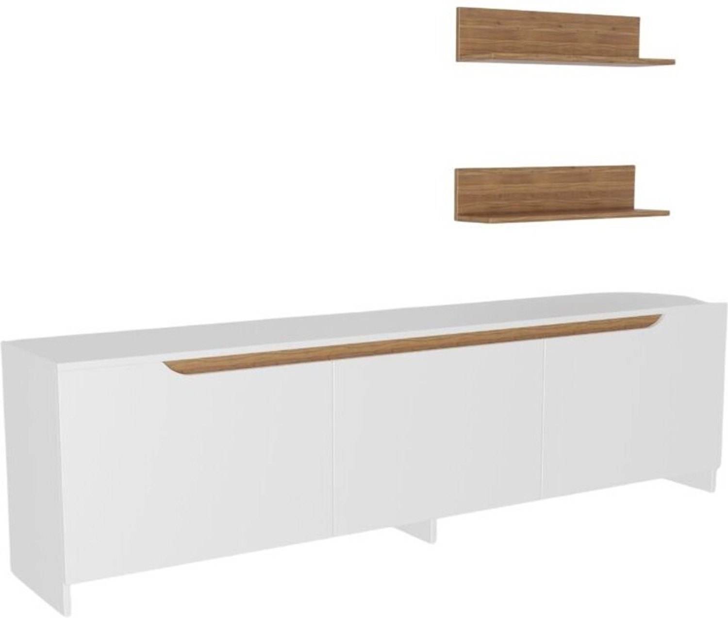 Image of Spyder Craft Matte Finished Tv Unit stand Cabinet With Storage Engineered Wood TV Entertainment Unit