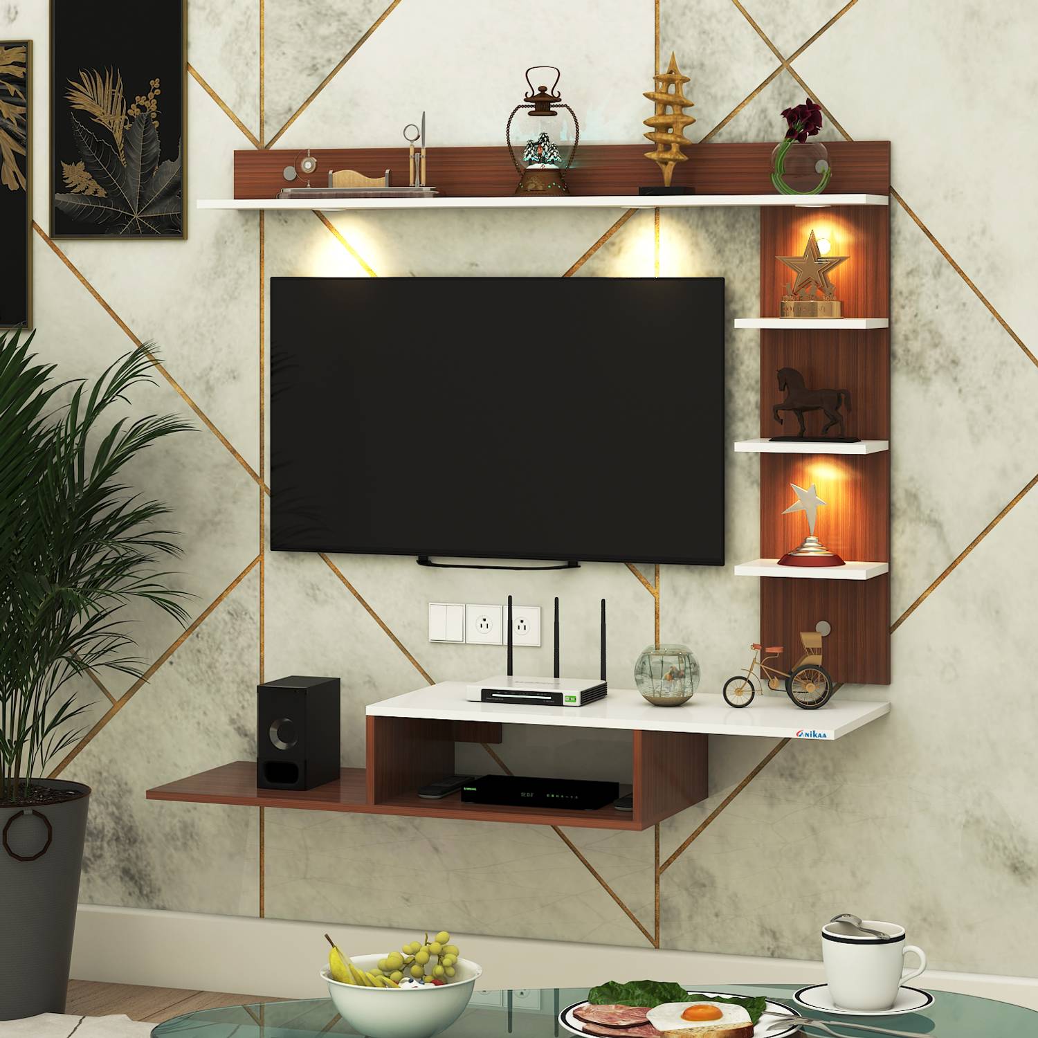 FURNIWUD Wintor Wall Mounted TV Unit - Image 2