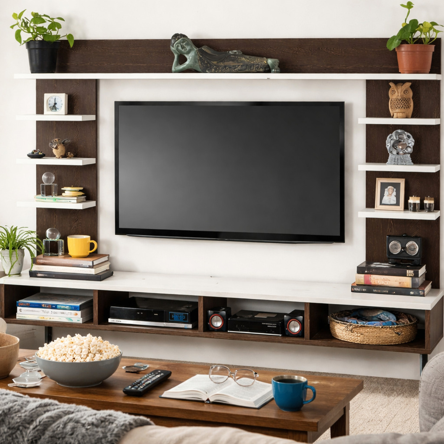 Image of Shivi Aanaya Enterprises FT004a Engineered Wood TV Entertainment Unit