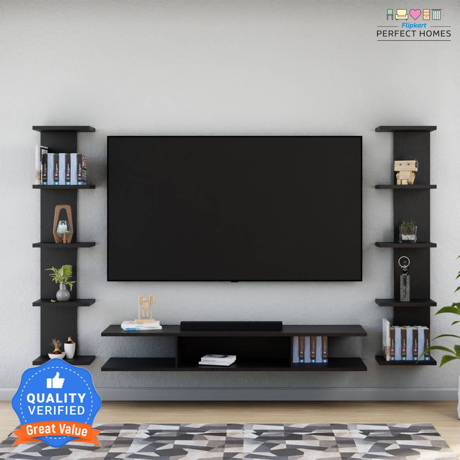 Flipkart Perfect Homes Trance Engineered Wood TV Entertainment Unit