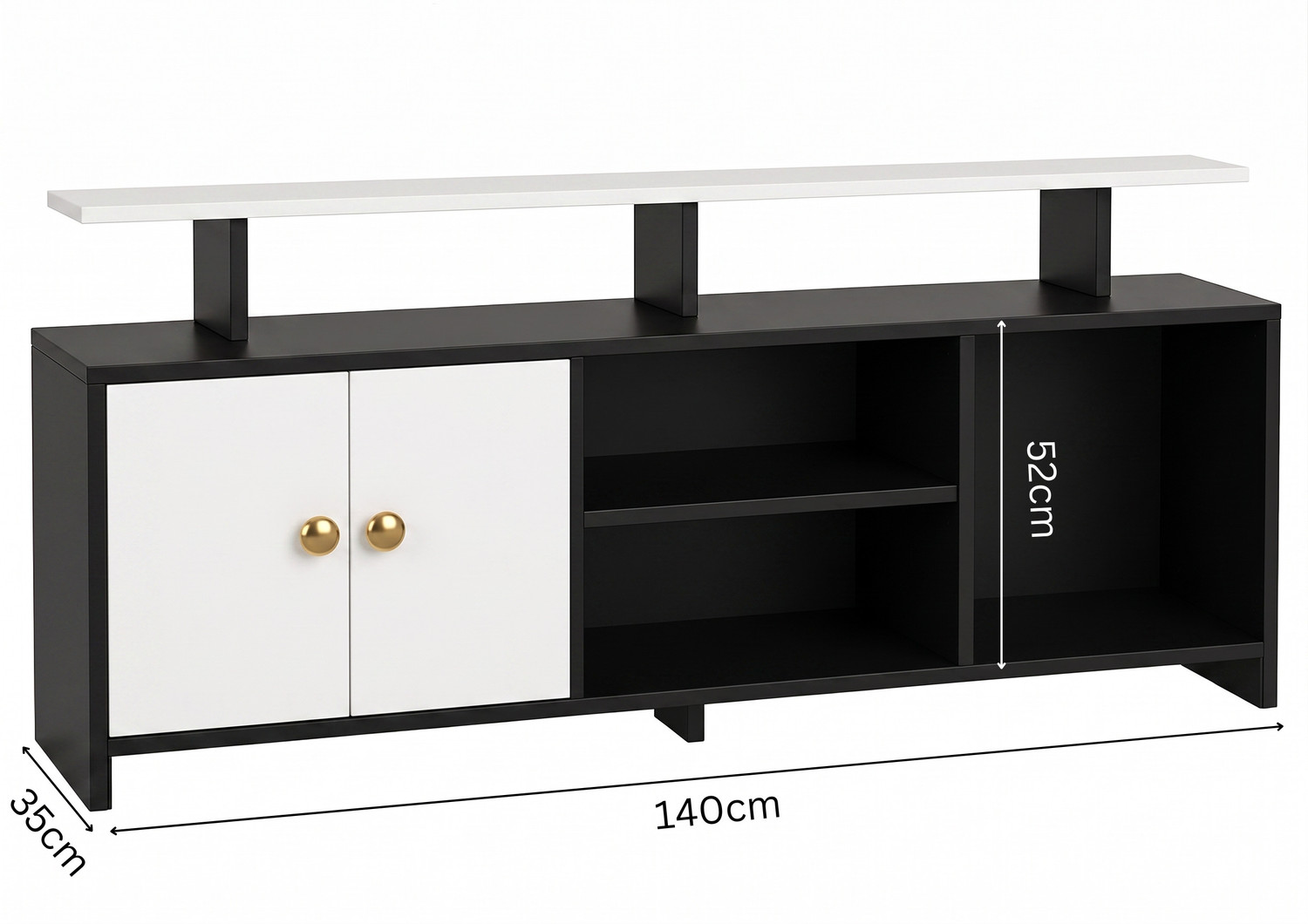 Image of Flipkart Perfect Homes Engineered Wood TV Entertainment Unit for Living Room & Multipurpose Storage Engineered Wood TV Entertainment Unit