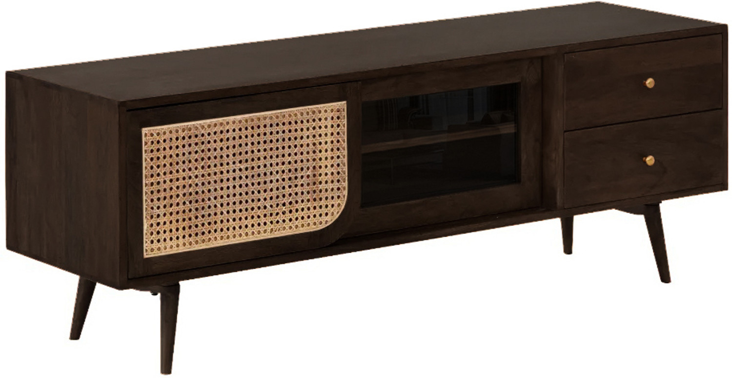 Image of THE ATTIC KL-2267W Solid Wood TV Entertainment Unit